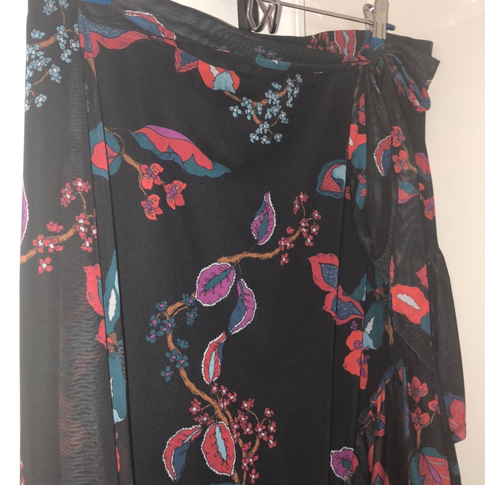 Printed Midi Skirt